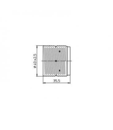 Plain 83227 Casings - Enhance Your E27 Lampholder 8329-9900