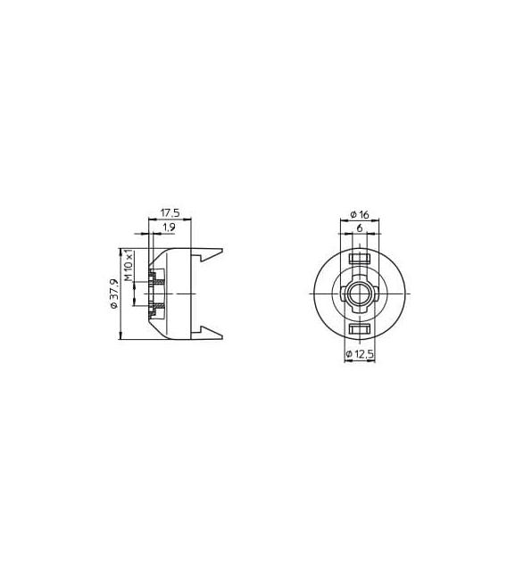 85077 Cover Cap: Essential for E27 Lampholder Protection – photo