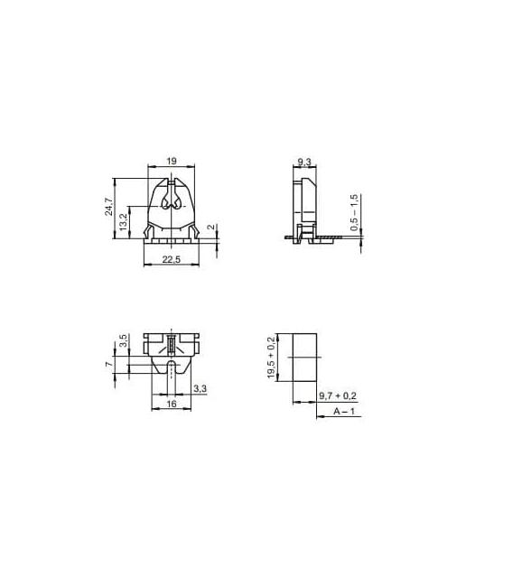 09105 Lampholder G5 - Accessoire d'éclairage essentiel – Photo
