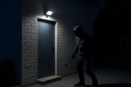 Moč senzorskih svetilk pri preprečevanju vandalizma, vlomov in tatvin