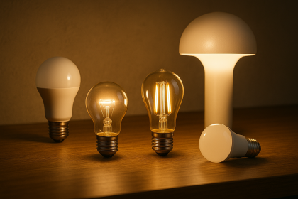 Light bulbs and LED lamps for the home